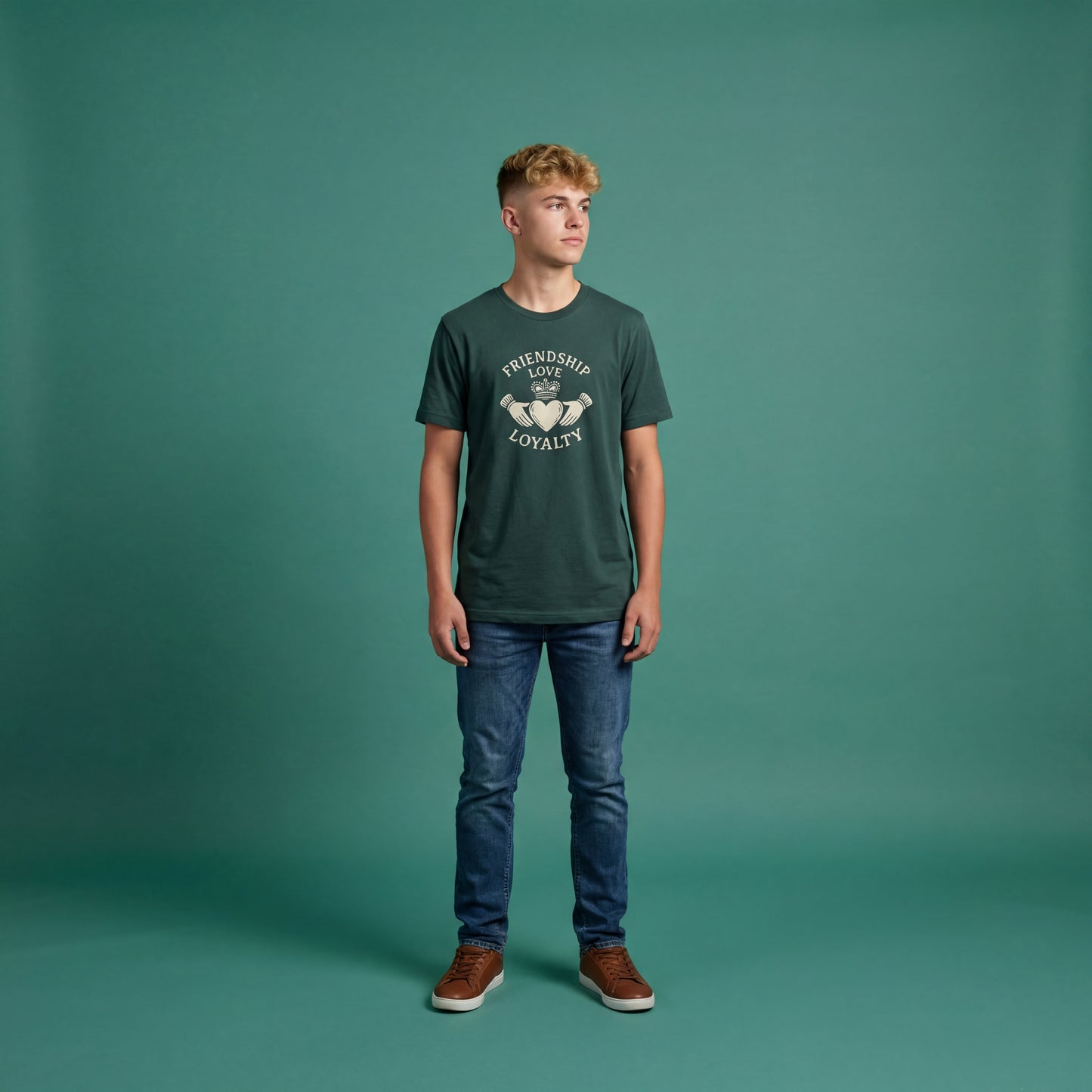 Adult Friendship, Love, Loyalty Saint Patricks Day Shirt - The Wishing Elephant