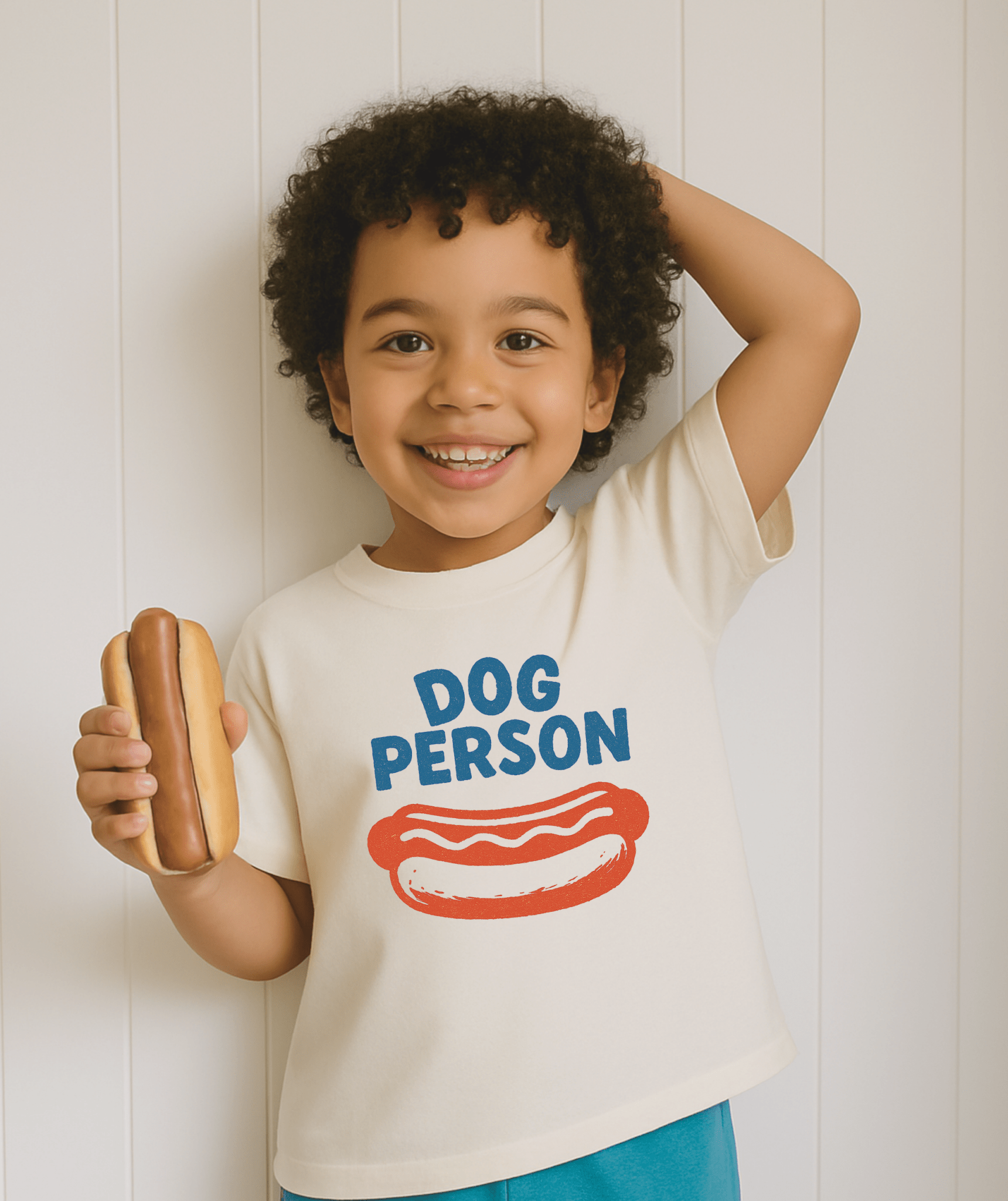 Funny Kids T-Shirt | Dog Person Summer Hot Dog Tee | 4th of July Shirt - The Wishing Elephant