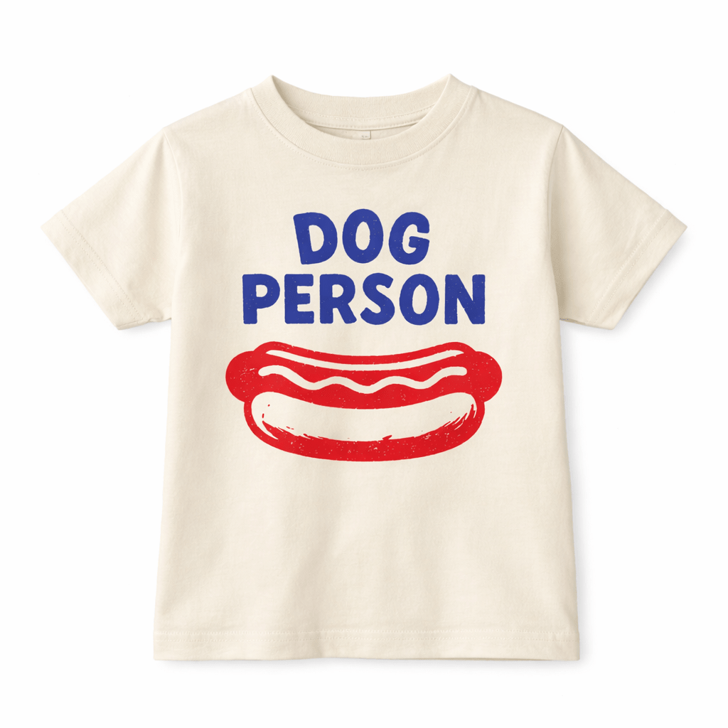 Funny Kids T-Shirt | Dog Person Summer Hot Dog Tee | 4th of July Shirt - The Wishing Elephant