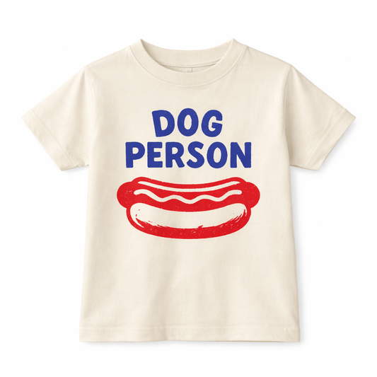 Funny Kids T-Shirt | Dog Person Summer Hot Dog Tee | 4th of July Shirt - The Wishing Elephant