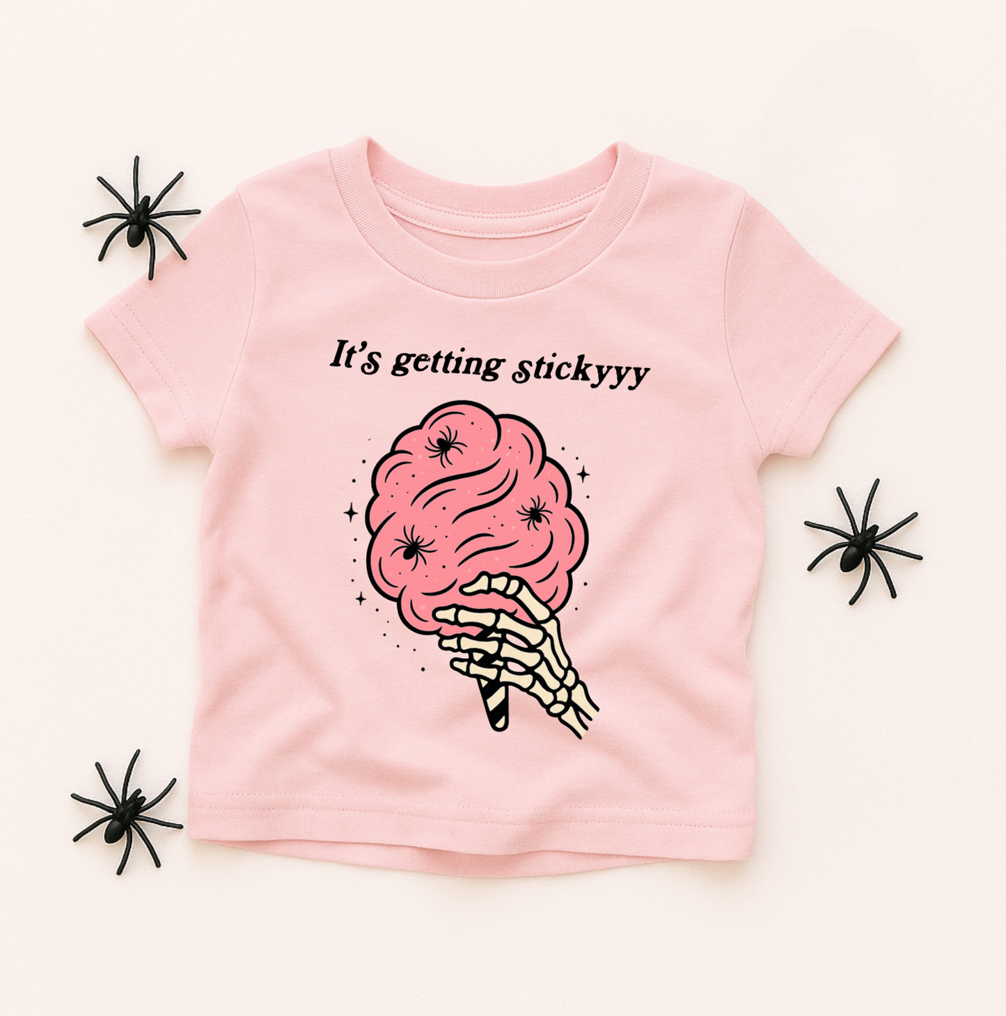 Pink It's Getting Stickyyy Halloween Tee