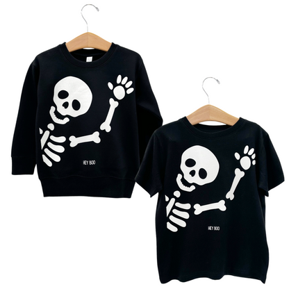 Hey Boo Skelly Tee or Sweatshirt! - The Wishing Elephant