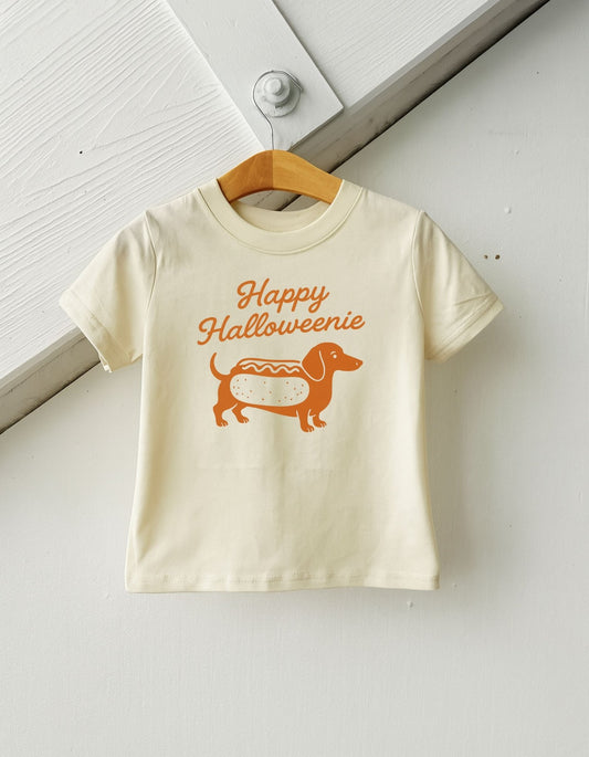 Happy Halloweenie Tee Shirt - The Wishing Elephant