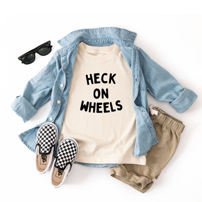 Heck On Wheels Kids Graphic Tee - The Wishing Elephant