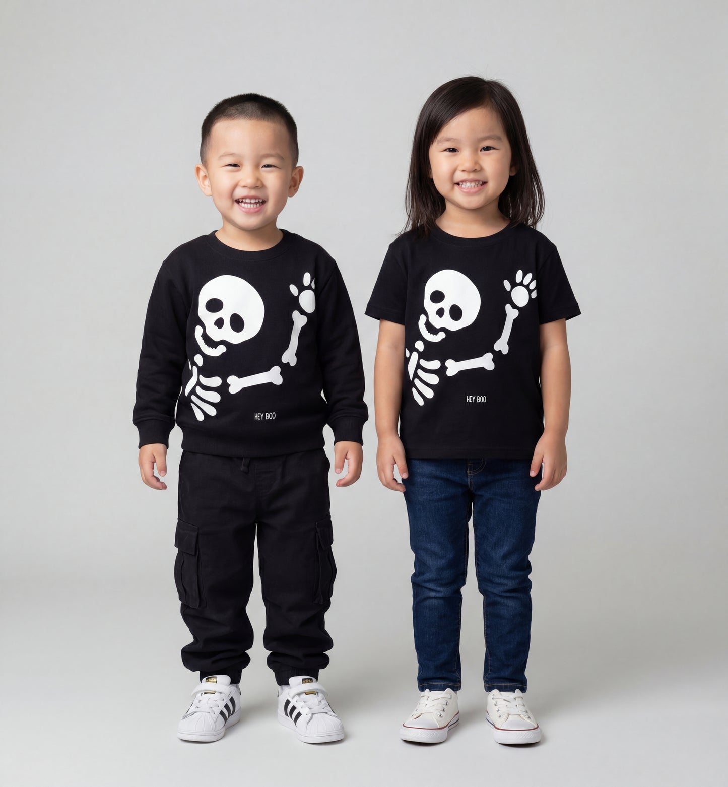 Hey Boo Skelly Tee or Sweatshirt! - The Wishing Elephant