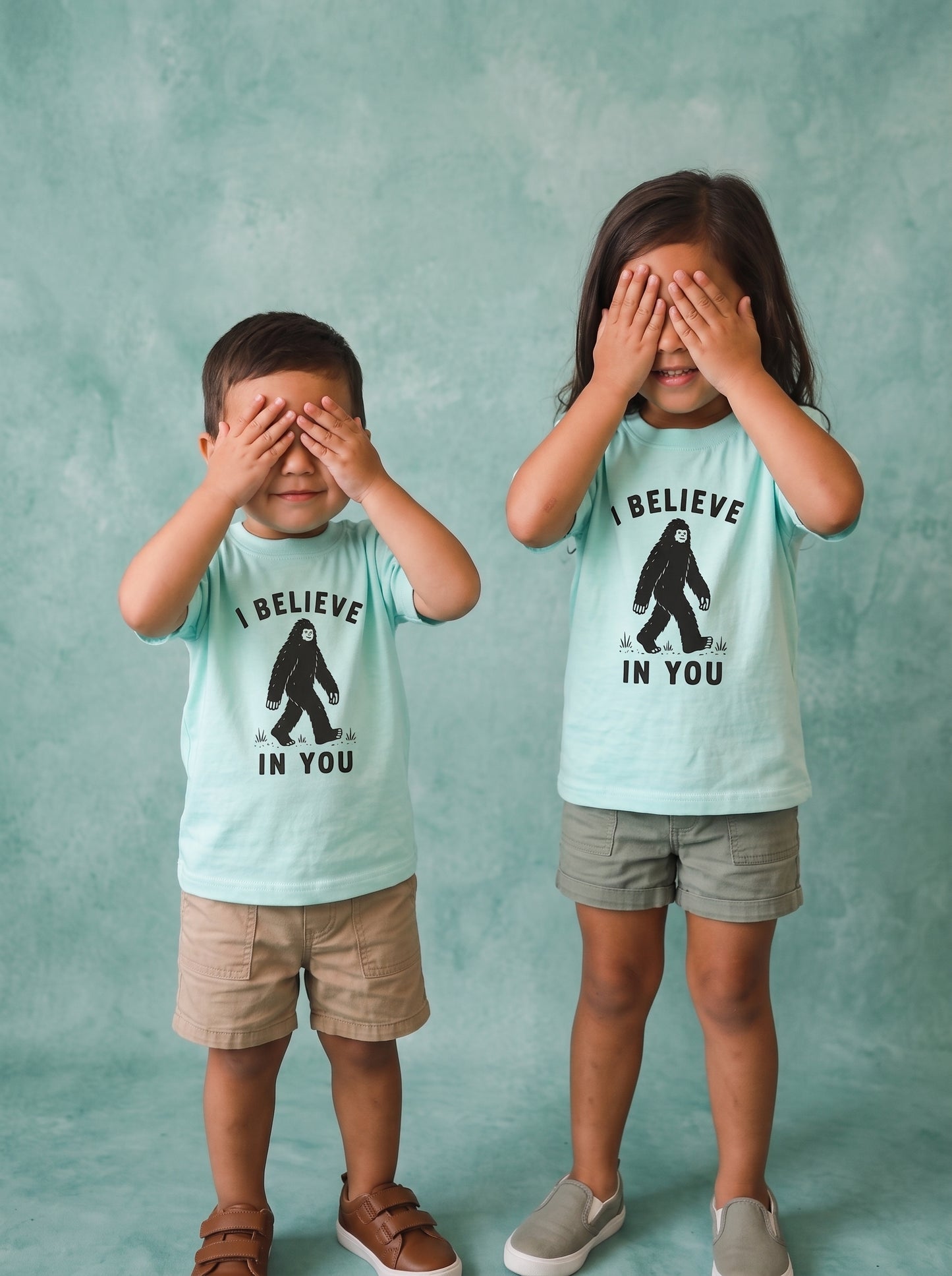I believe in YOU, Sasquatch Bigfoot Cryptid shirt for kids!