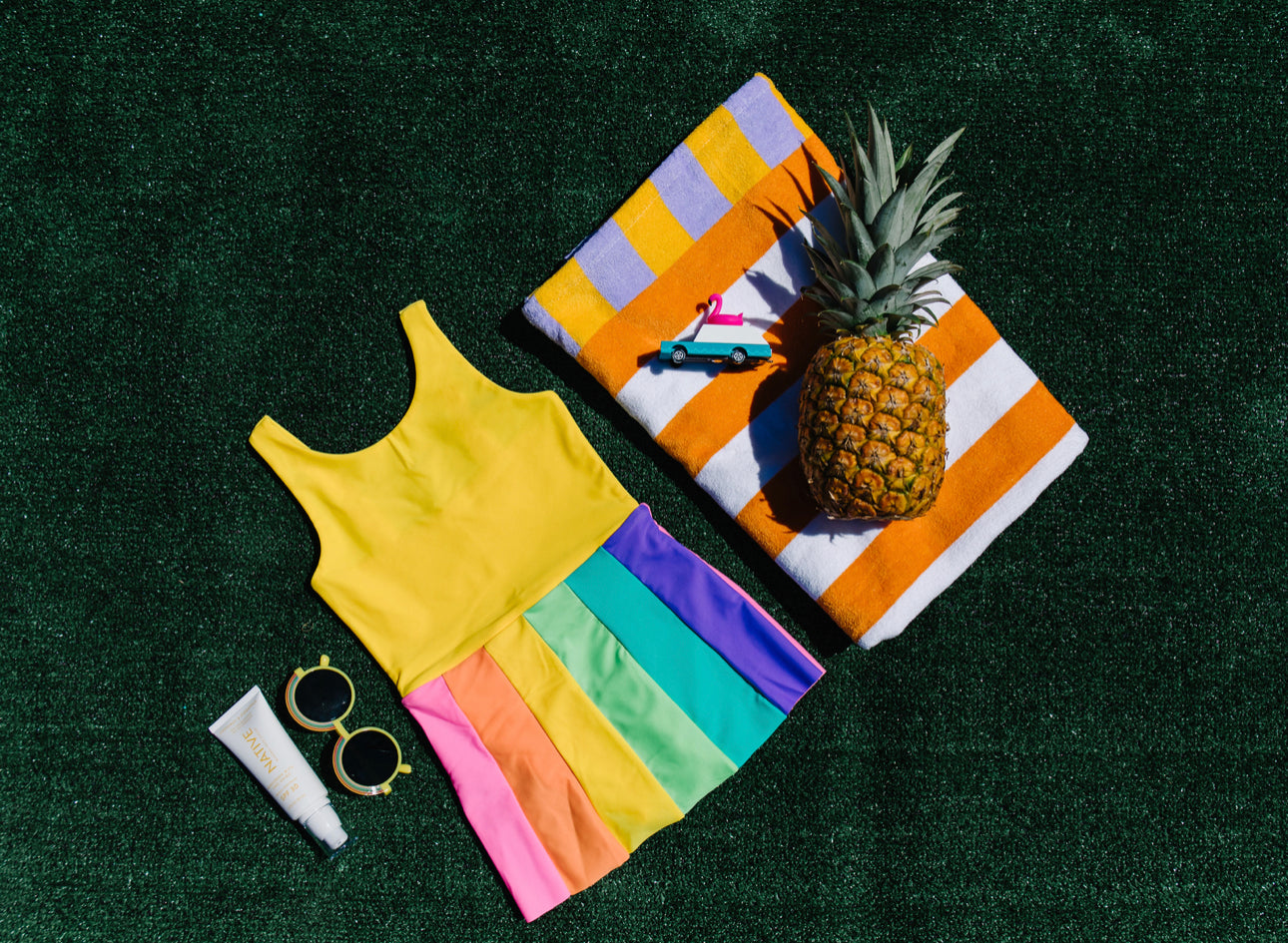 The Alma, yellow retro swimsuit The Alma, yellow retro swimsuit The Wishing Elephant  The Wishing Elephant