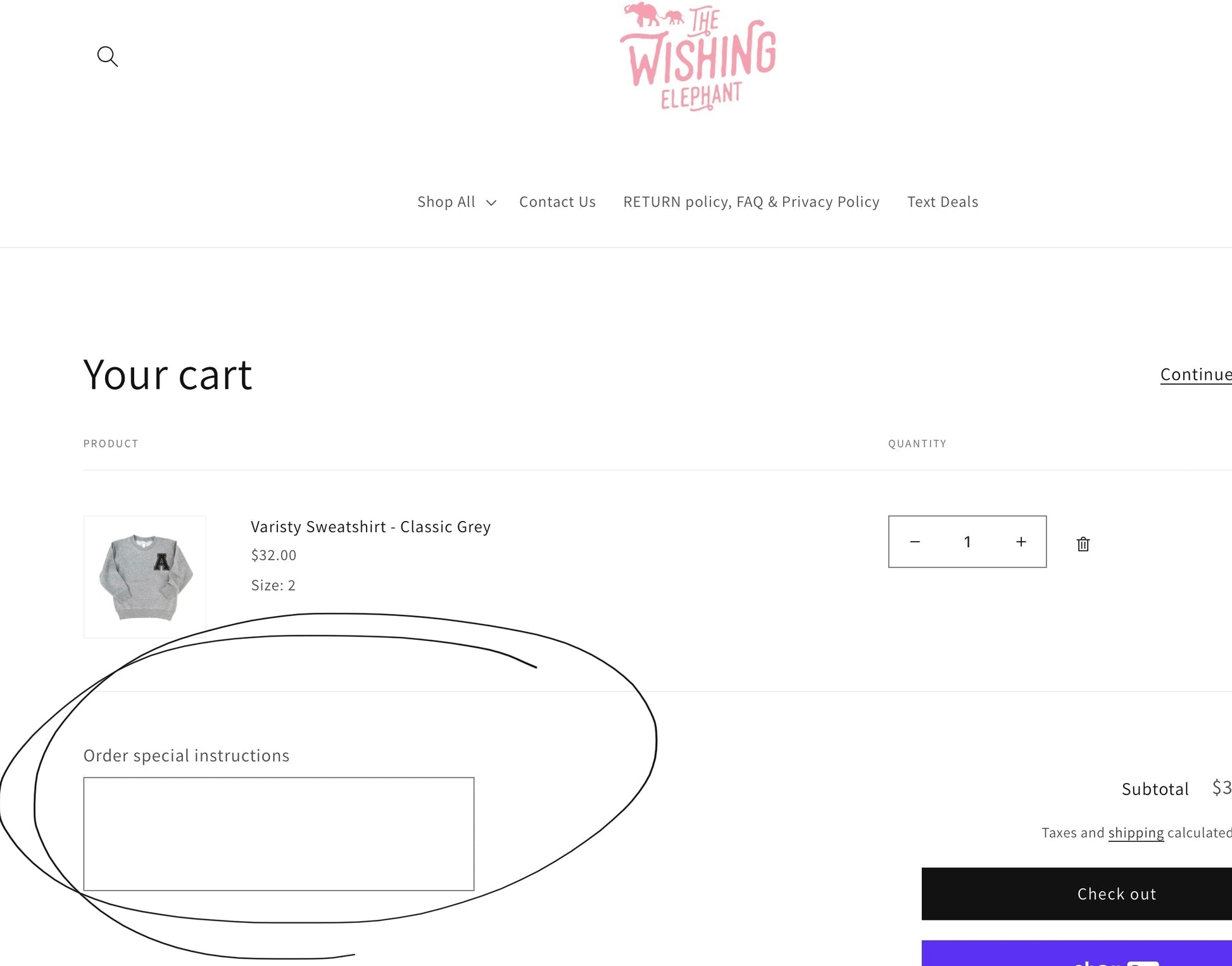 the wishing elephant pullovers sweatshirts kids clothes screen printed tee shirts gifts birthday