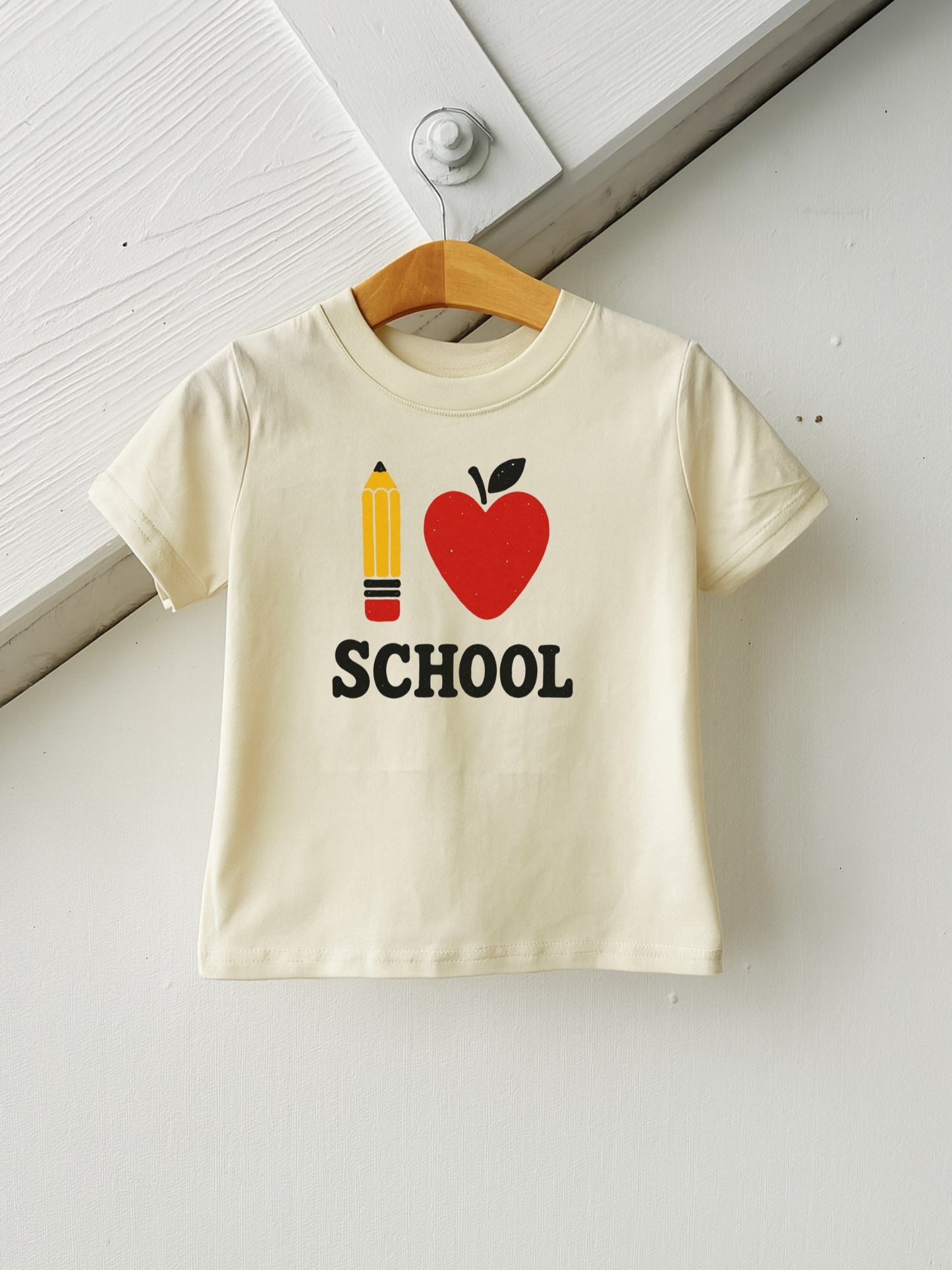 Pencil Apple School, I heart School Tee and Sweatshirt for kids, Back to school