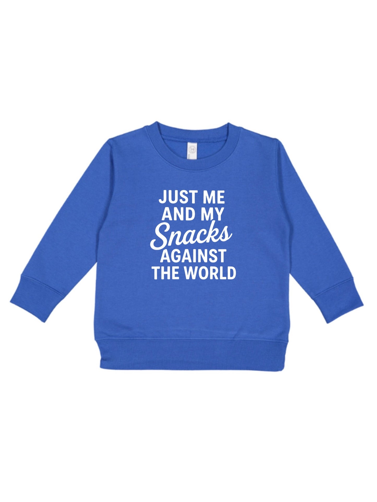 Just me and my snacks against the world, Funny Kids Tee