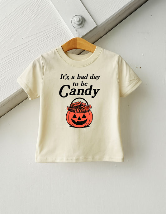It's a Bad Day to Be Candy Tee Shirt - The Wishing Elephant