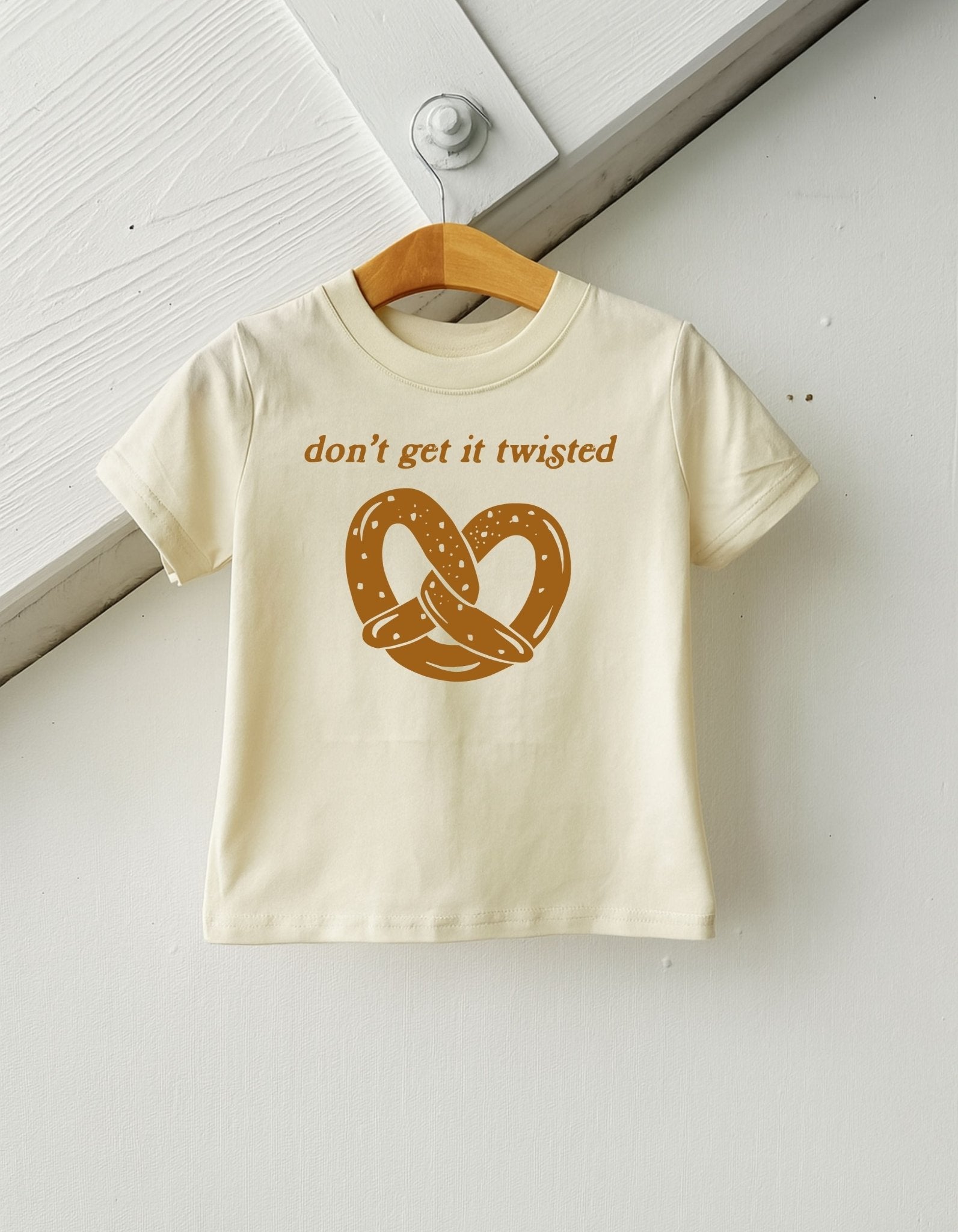 Kids Pretzel Graphic T-Shirt, Don't Get It Twisted - The Wishing Elephant