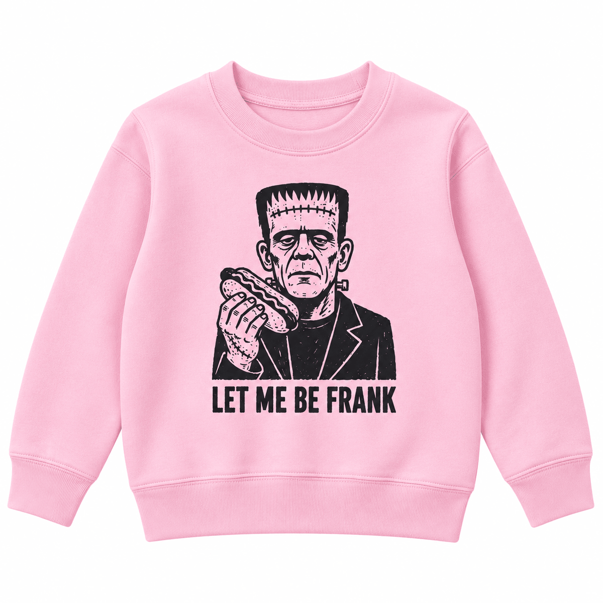 Let Me Be Frank Tee Shirt, Halloween Sweatshirt for Kids - The Wishing Elephant