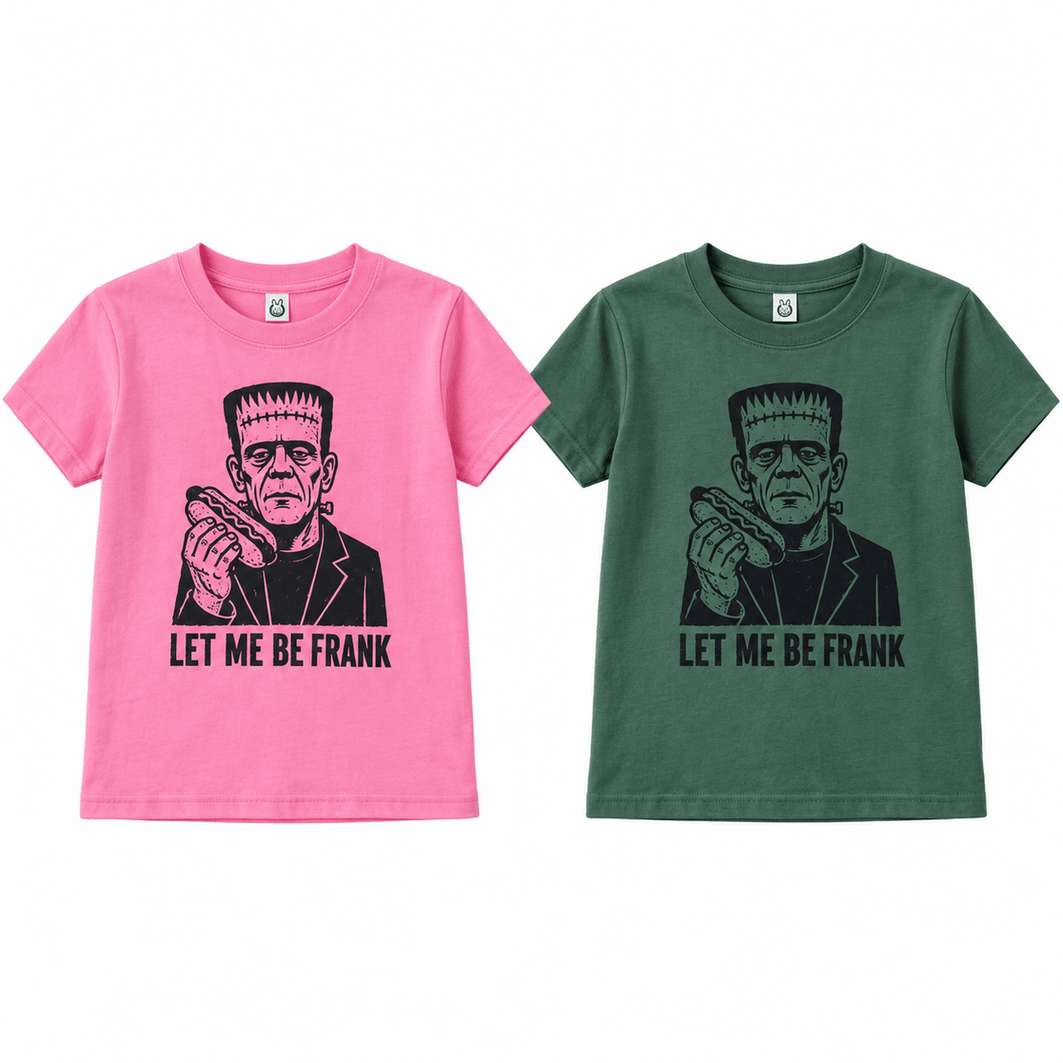 Let Me Be Frank Tee Shirt, Halloween Sweatshirt for Kids - The Wishing Elephant