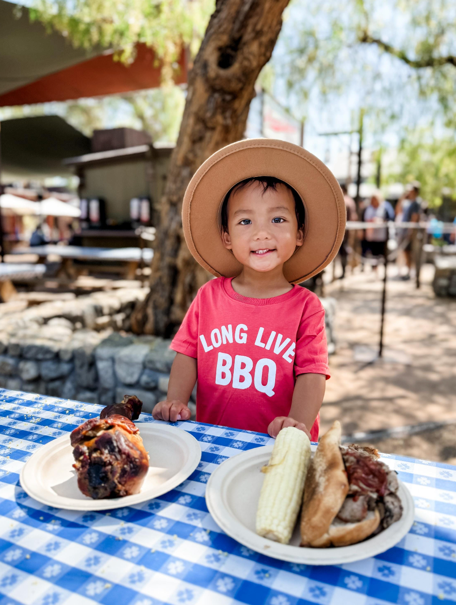 Long Live BBQ - Summer T-shirt for Kids - The Wishing Elephant