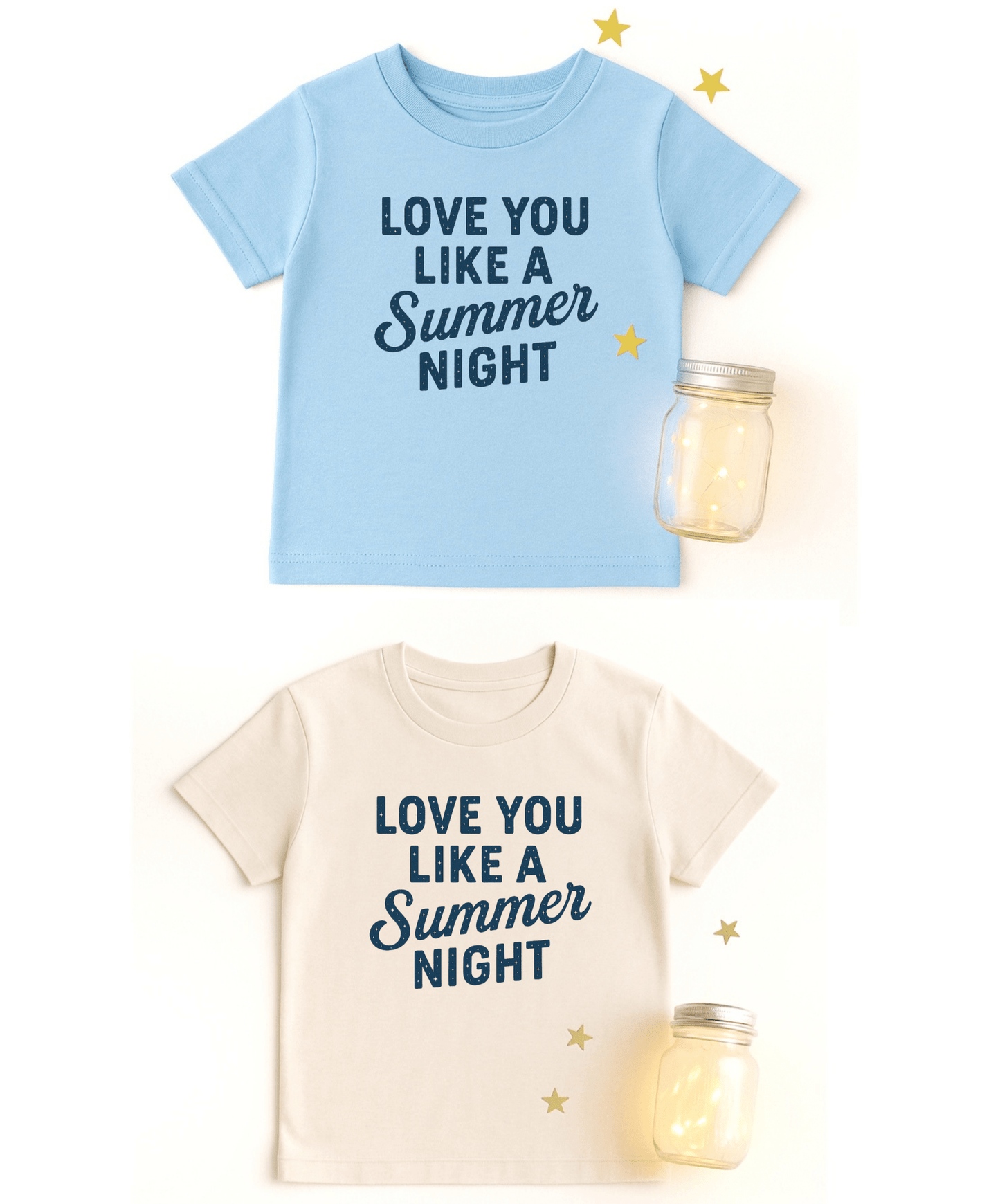 Love You Like A Summer Night T-Shirt - The Wishing Elephant