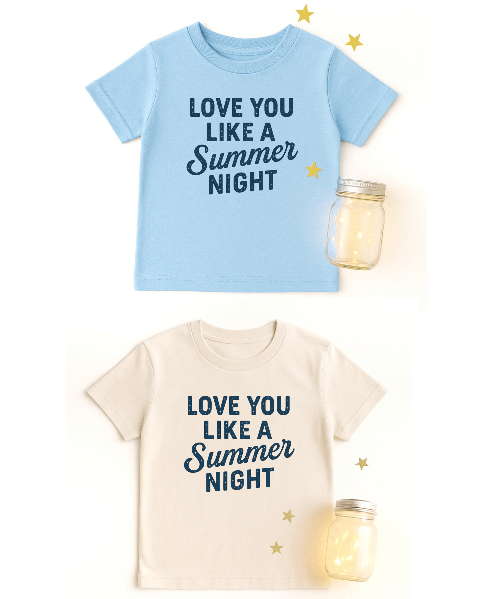 Love You Like A Summer Night T-Shirt - The Wishing Elephant
