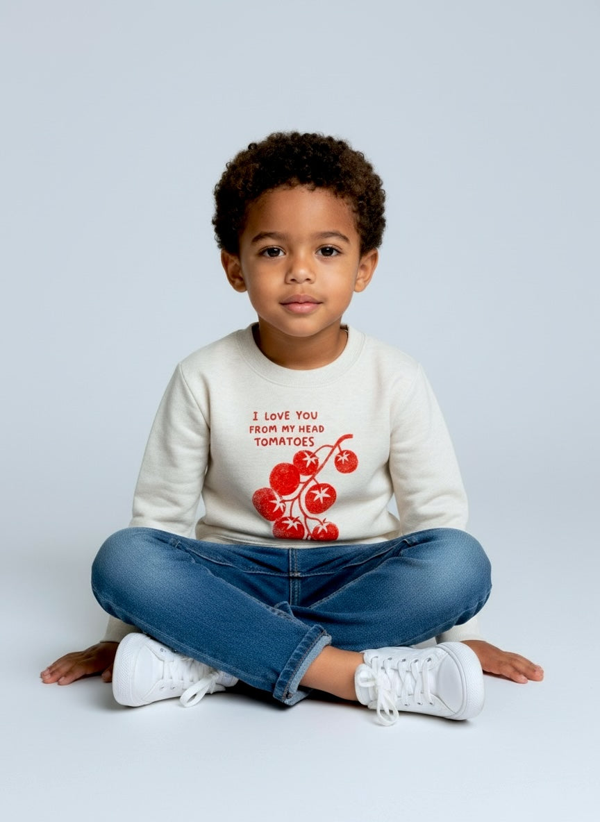 Love You From My Head Tomatoes Sweatshirt - The Wishing Elephant