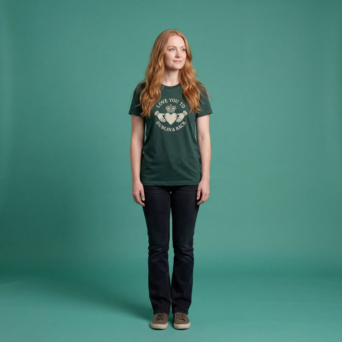 Love You To Dublin And Back Adult St Patty's Day Shirt - The Wishing Elephant