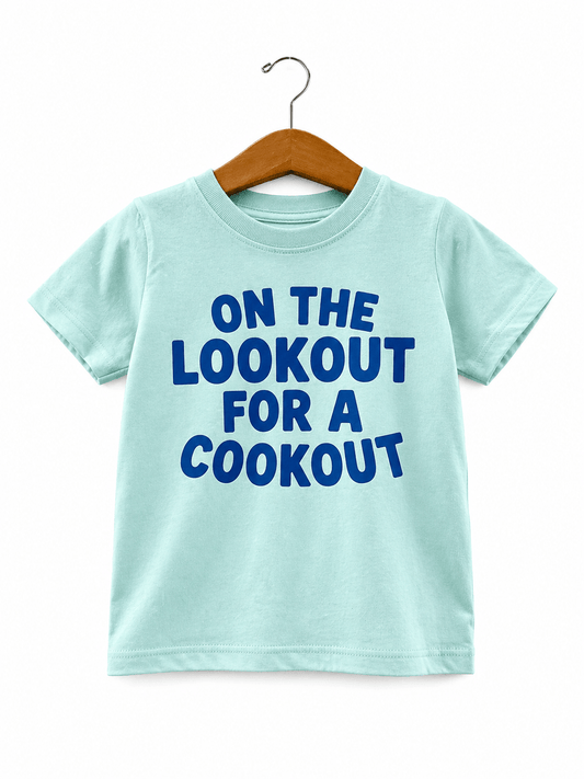 Mint Cookout Shirt for Kids, Funny Kids BBQ Shirt, Summer Graphic Tee for Boys and Girls - The Wishing Elephant