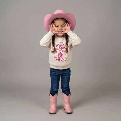 Natural Little Rebels Cowgirl Club Sweatshirt or tee! - The Wishing Elephant