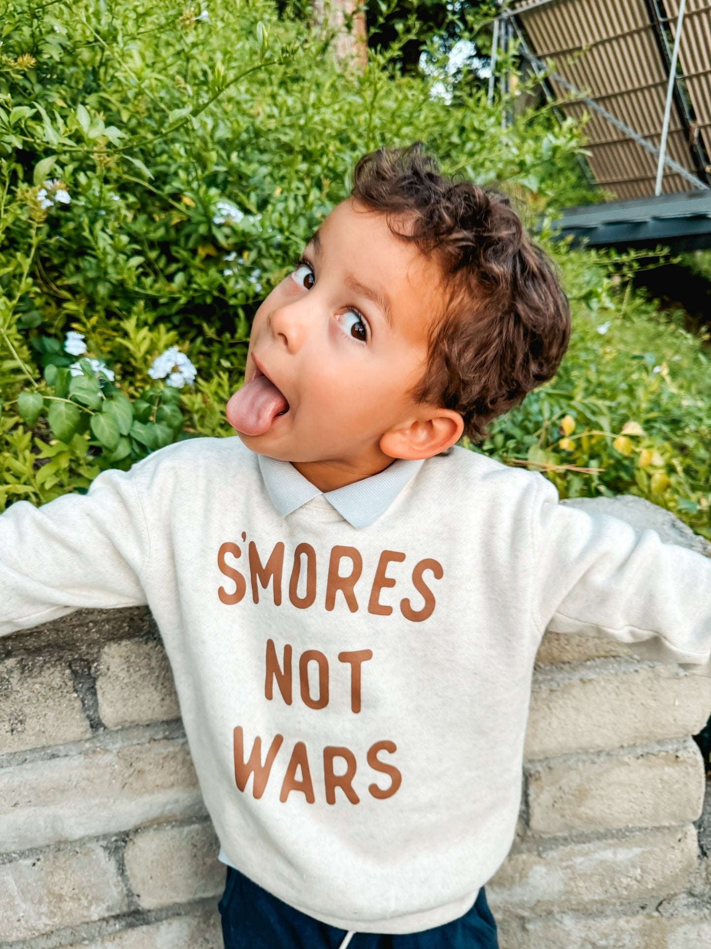 Natural Smores Not Wars Sweatshirt - The Wishing Elephant