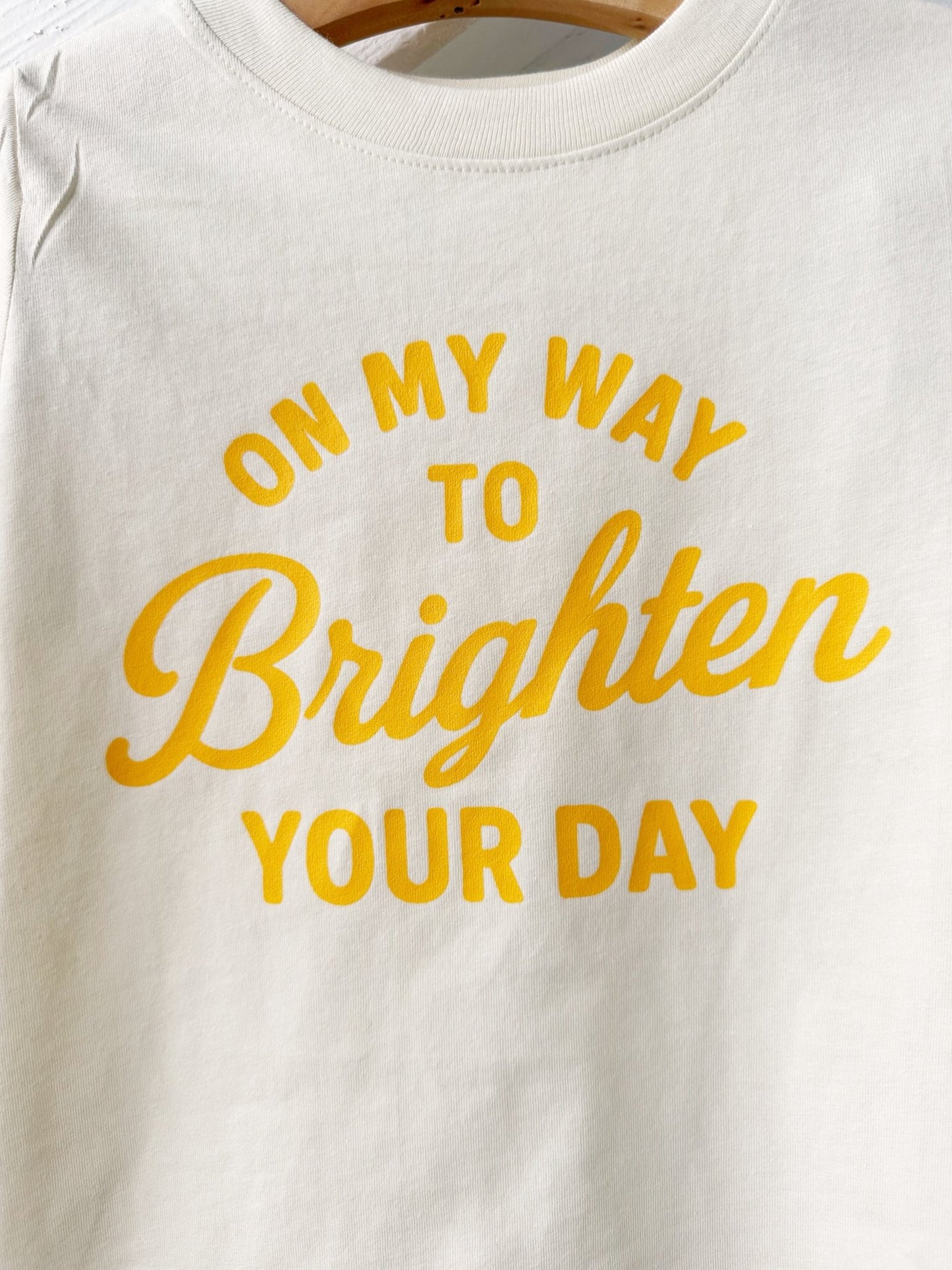 On My Way To Brighten Your Day - T-shirt for Kids - The Wishing Elephant