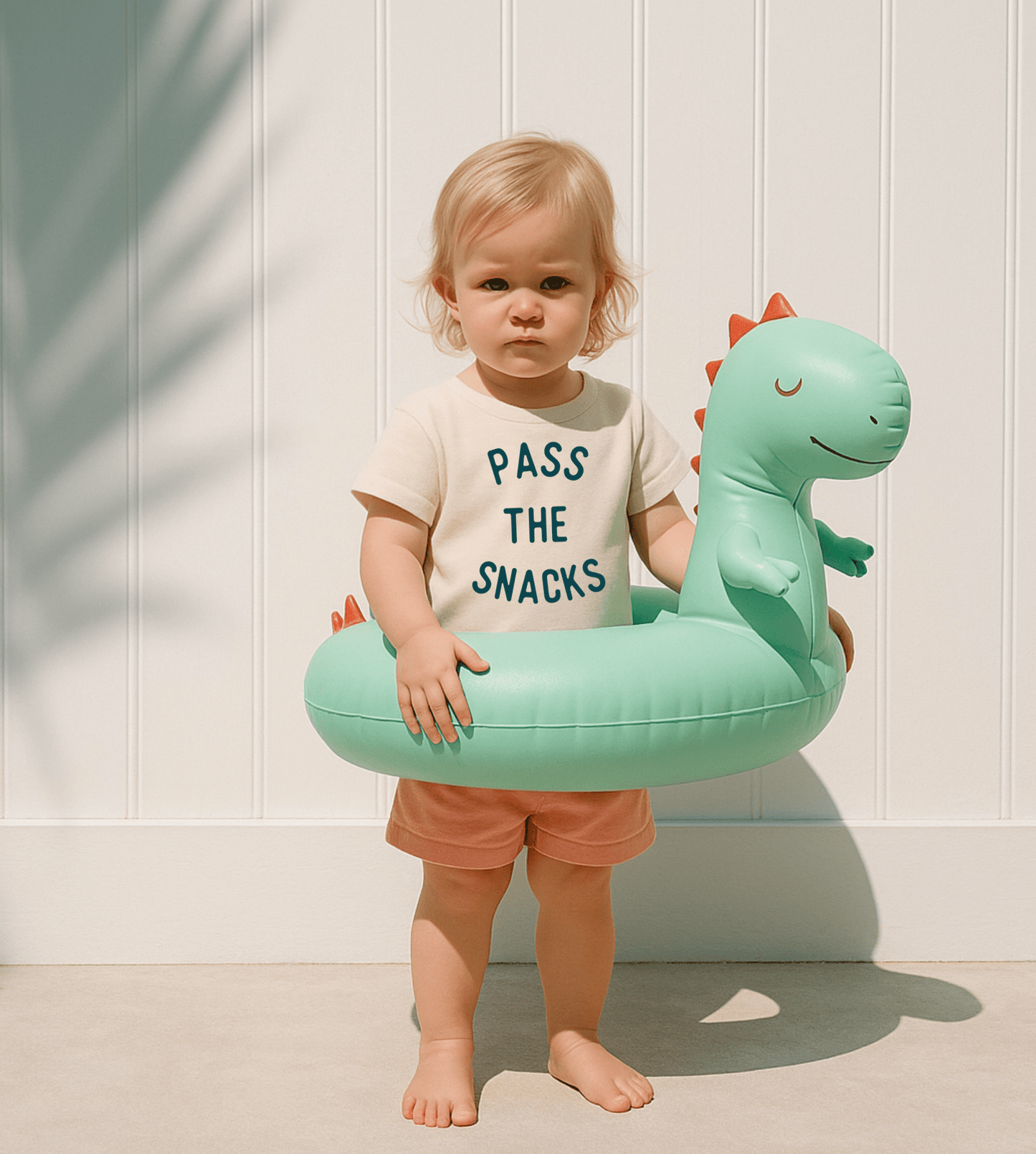 Pass the Snacks Kids Shirt | Funny Snack Lover Graphic Tee for Toddlers - The Wishing Elephant