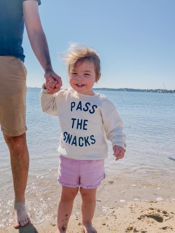 Pass The Snacks Sweatshirt - The Wishing Elephant