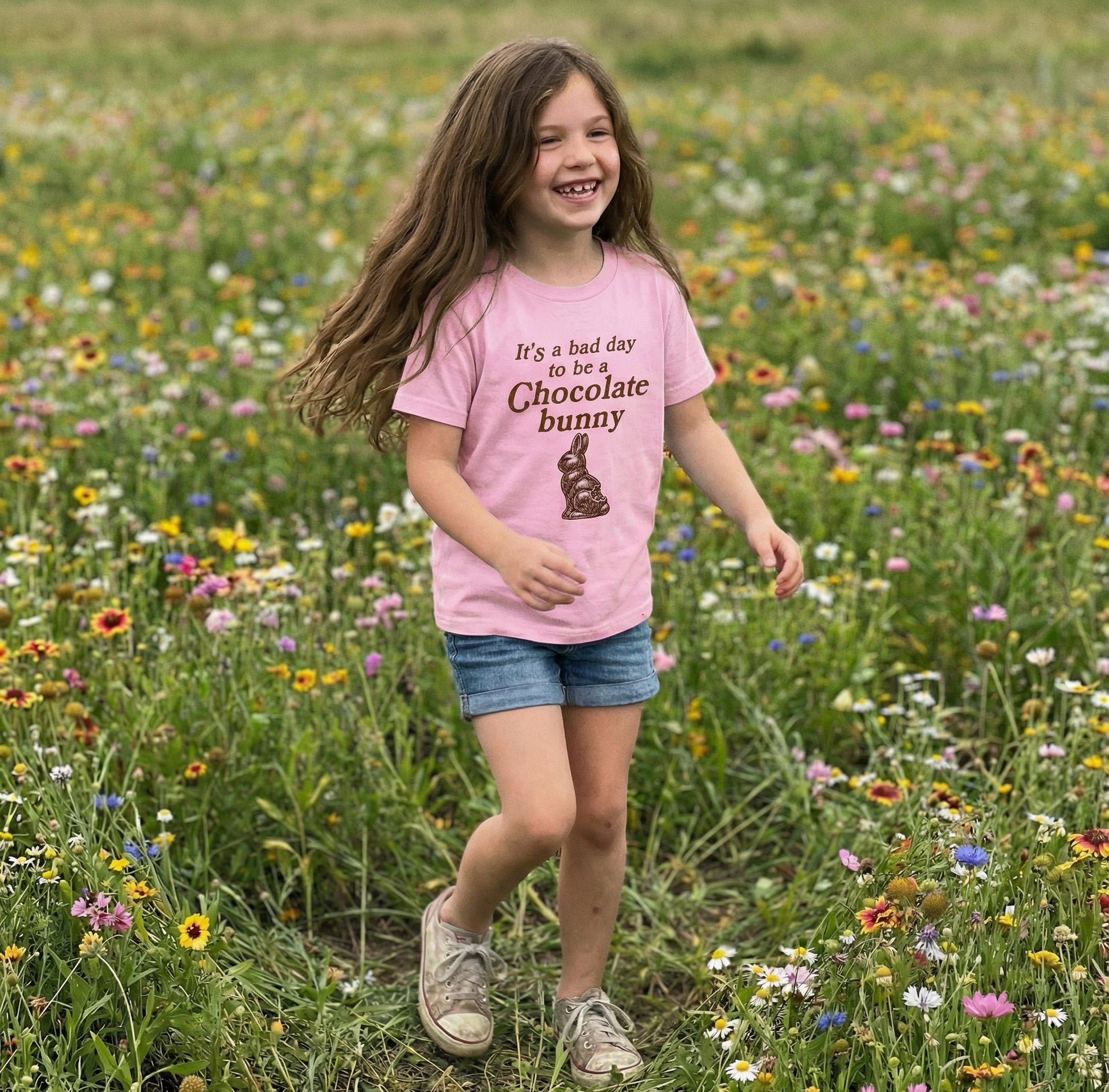 It’s a Bad Day to Be a Chocolate Bunny Kids Easter Shirt | Funny Easter Tee for Toddlers and Kids - The Wishing Elephant