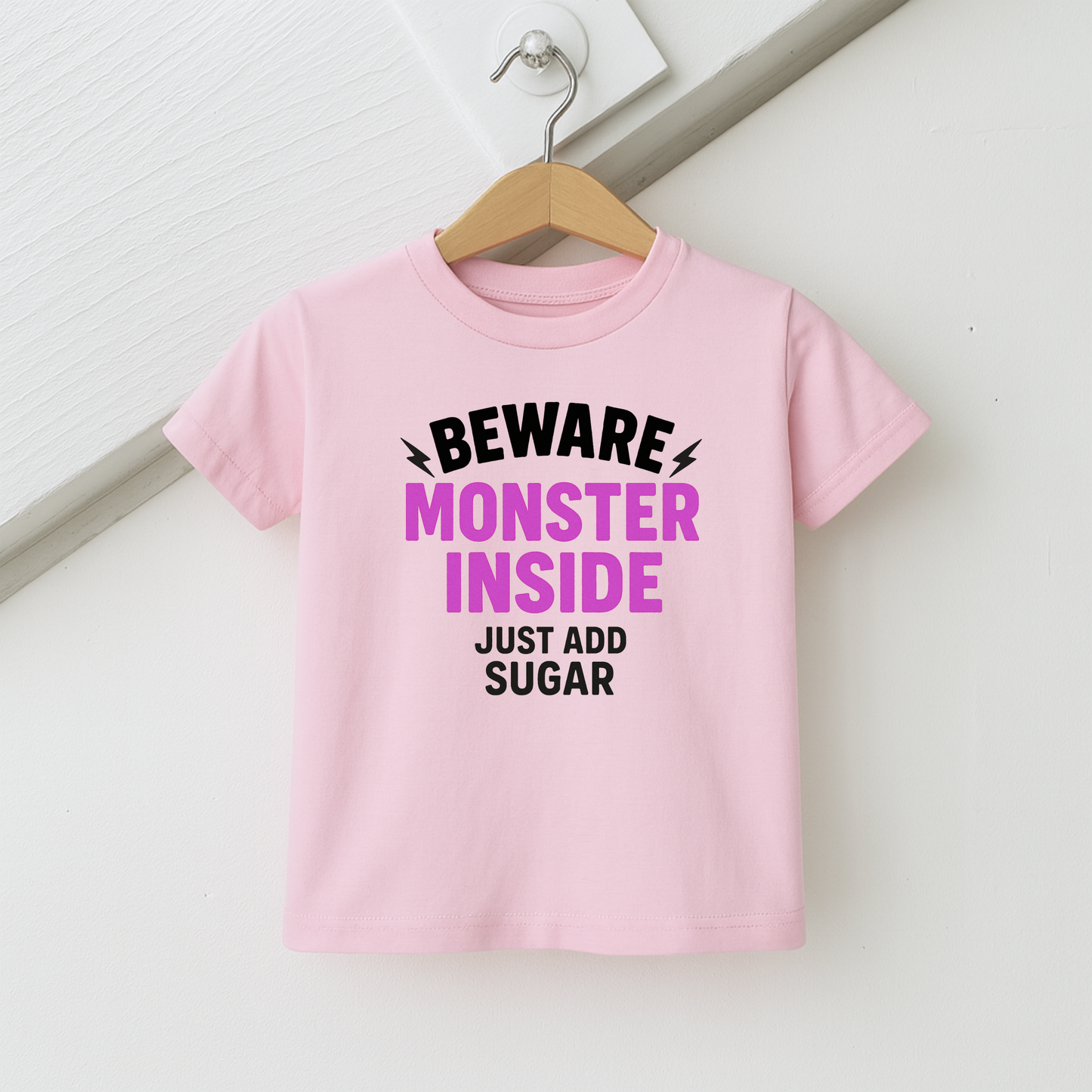 Beware Monster Inside - Pink