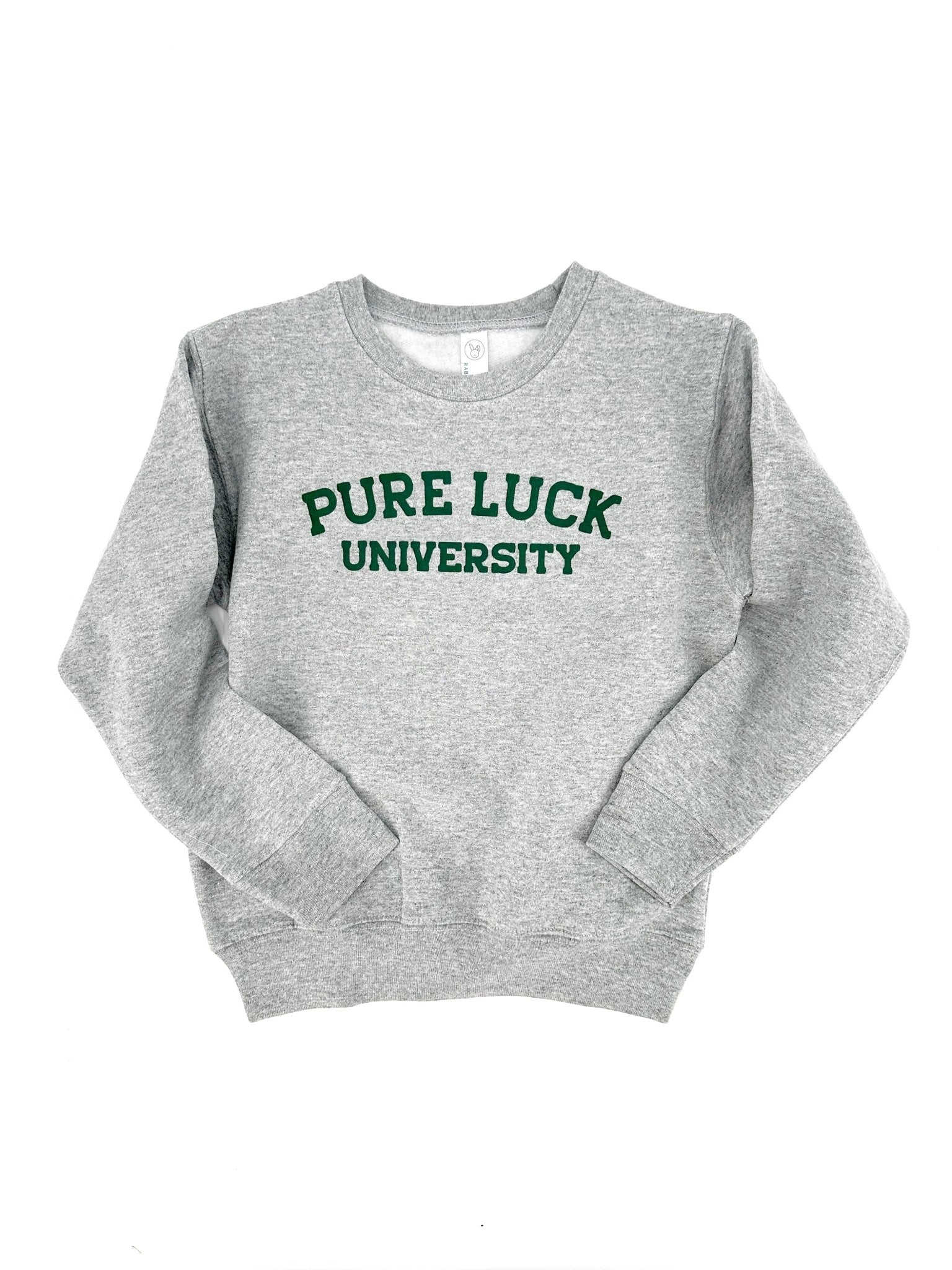 Pure Luck University Sweatshirt - The Wishing Elephant