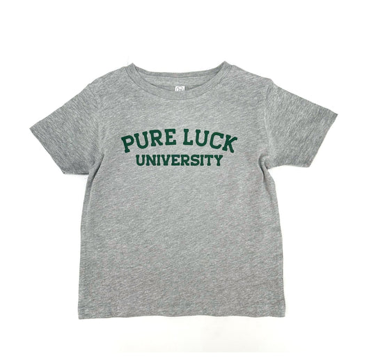 Pure luck university T-shirt ￼ - The Wishing Elephant