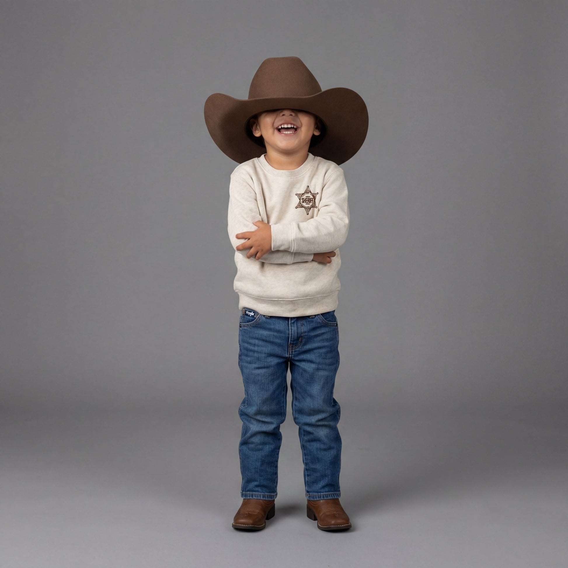 Sheriff Sweatshirt - Hold Your Horses - The Wishing Elephant