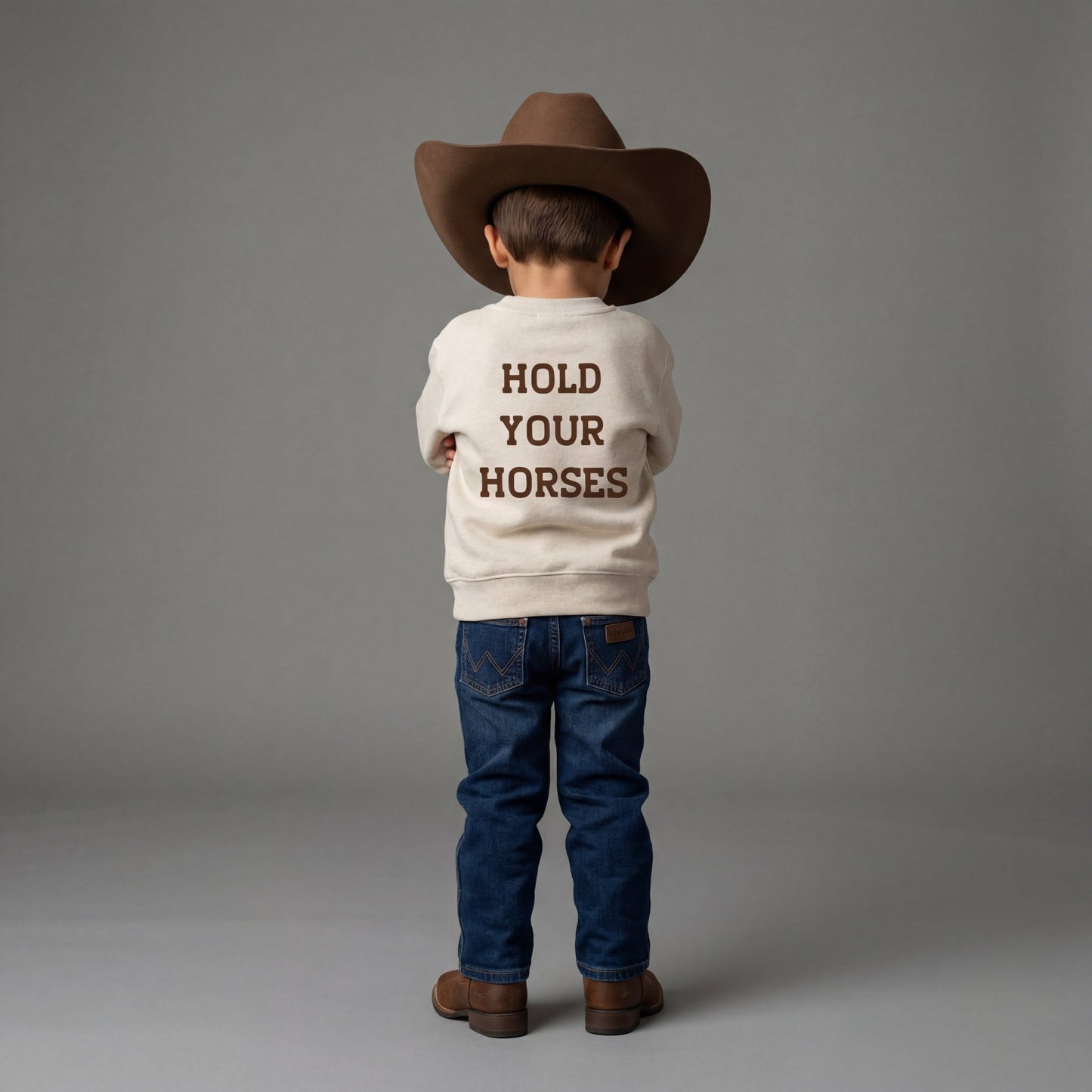 Sheriff Sweatshirt - Hold Your Horses - The Wishing Elephant