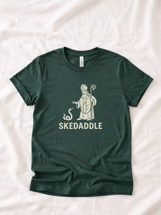 Adult Skedaddle Shirt, Saint Patricks Day Shirt - The Wishing Elephant