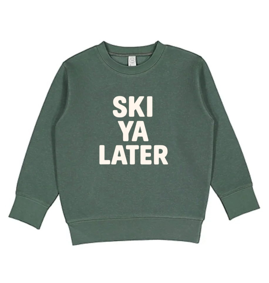 Ski Ya Later Sweatshirt - The Wishing Elephant