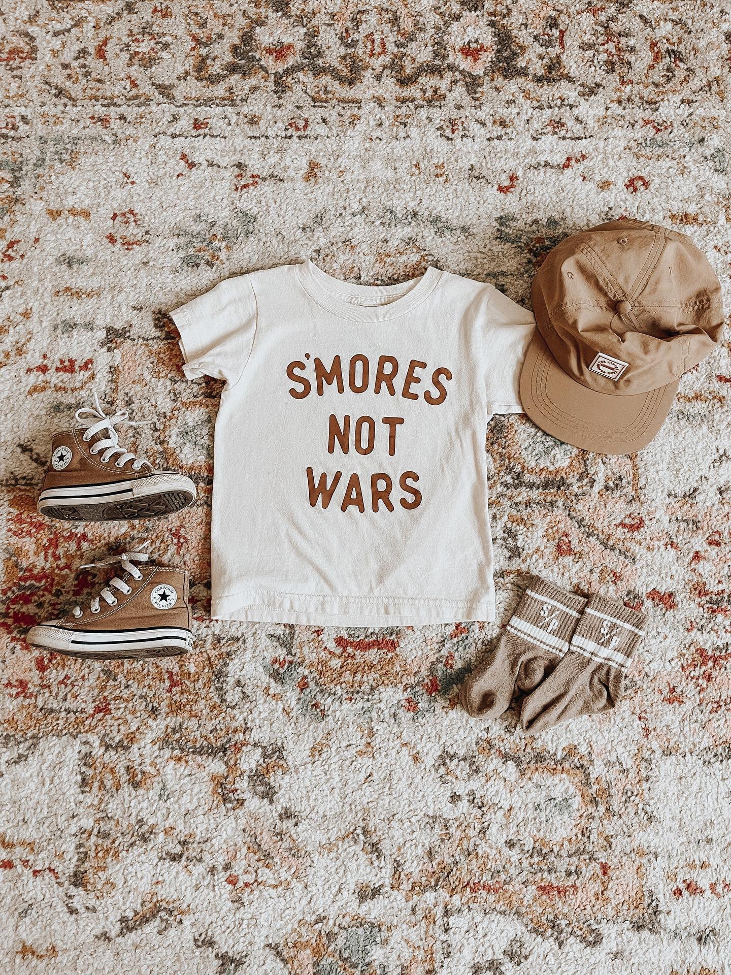 S'mores Not Wars Kids Camping Tee