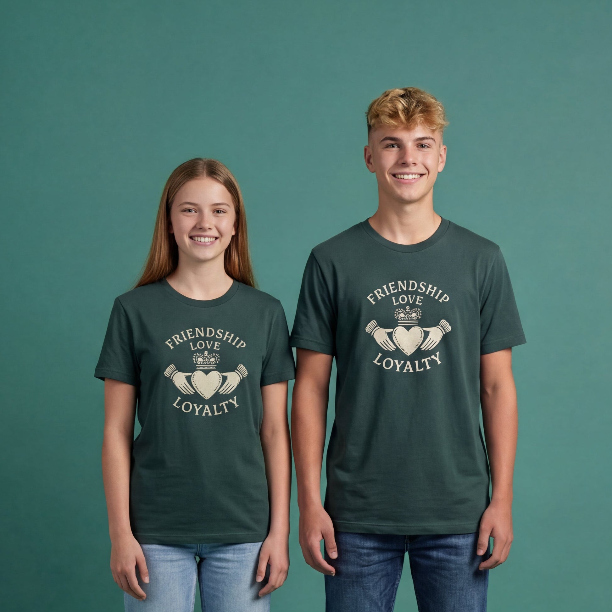 Adult Friendship, Love, Loyalty Saint Patricks Day Shirt - The Wishing Elephant