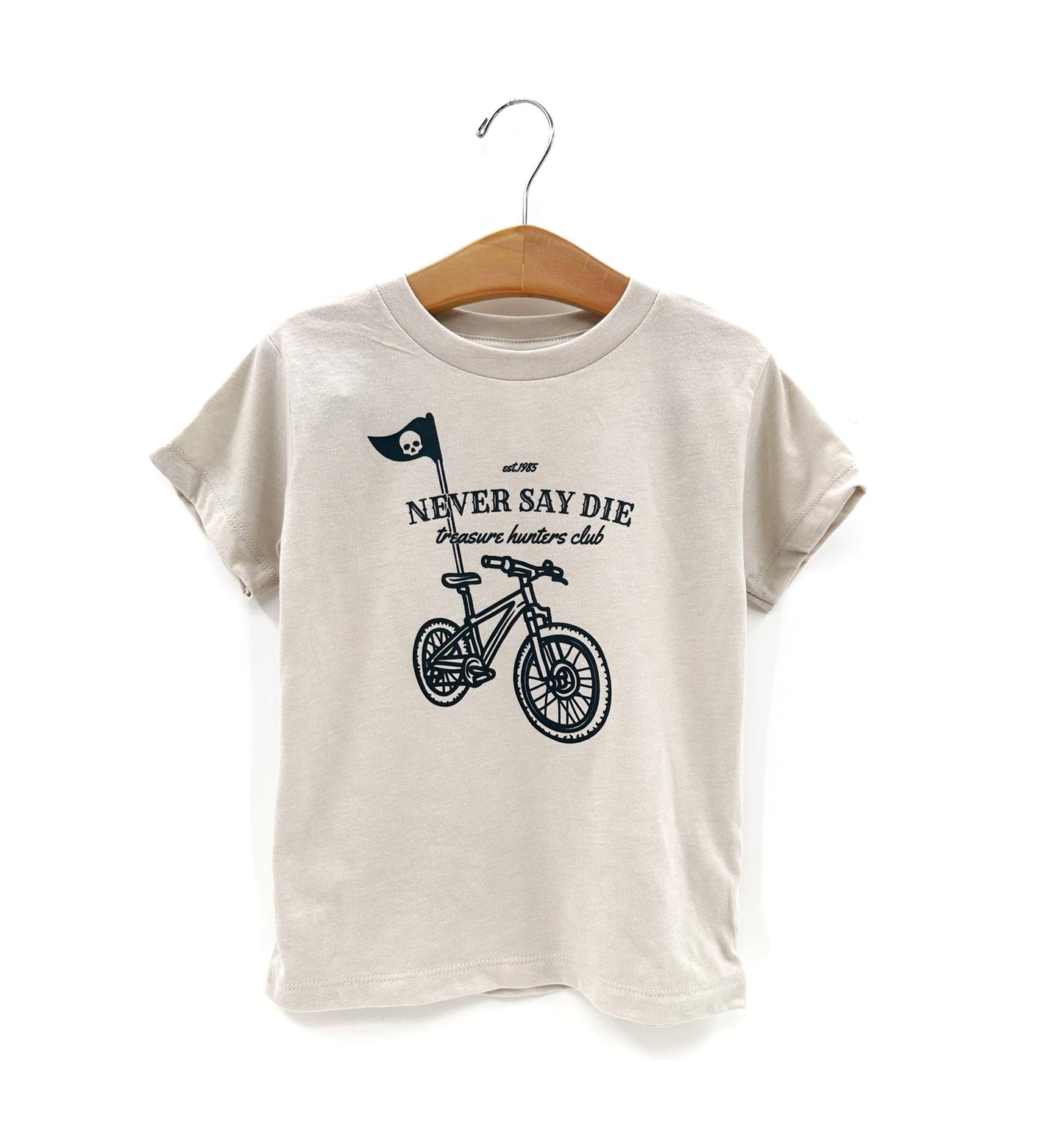 Stone Color Goonies Never Say Die Tee, Treasure Hunters Club - The Wishing Elephant