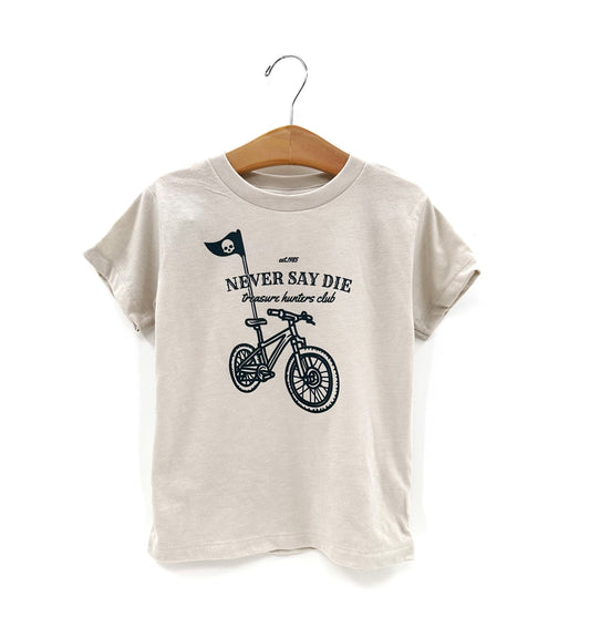 Stone Color Goonies Never Say Die Tee, Treasure Hunters Club - The Wishing Elephant