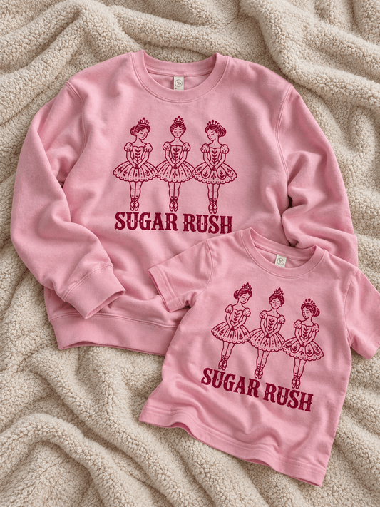 Sugar Rush Nutcracker Sugar Plum Fairy Tee or Sweatshirt - The Wishing Elephant