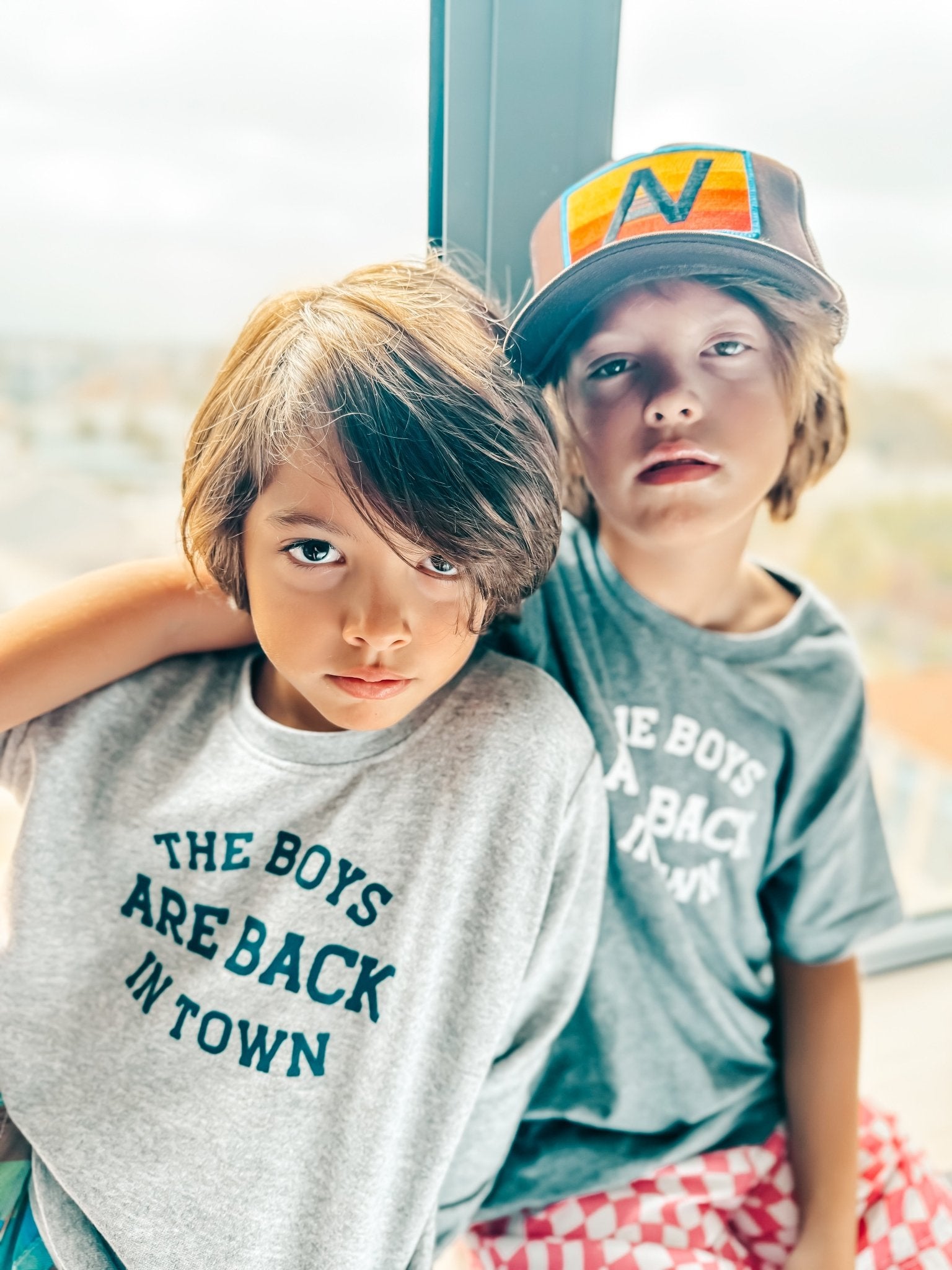 The Boys Are Back In Town Kids Vintage Graphic T-Shirt - The Wishing Elephant