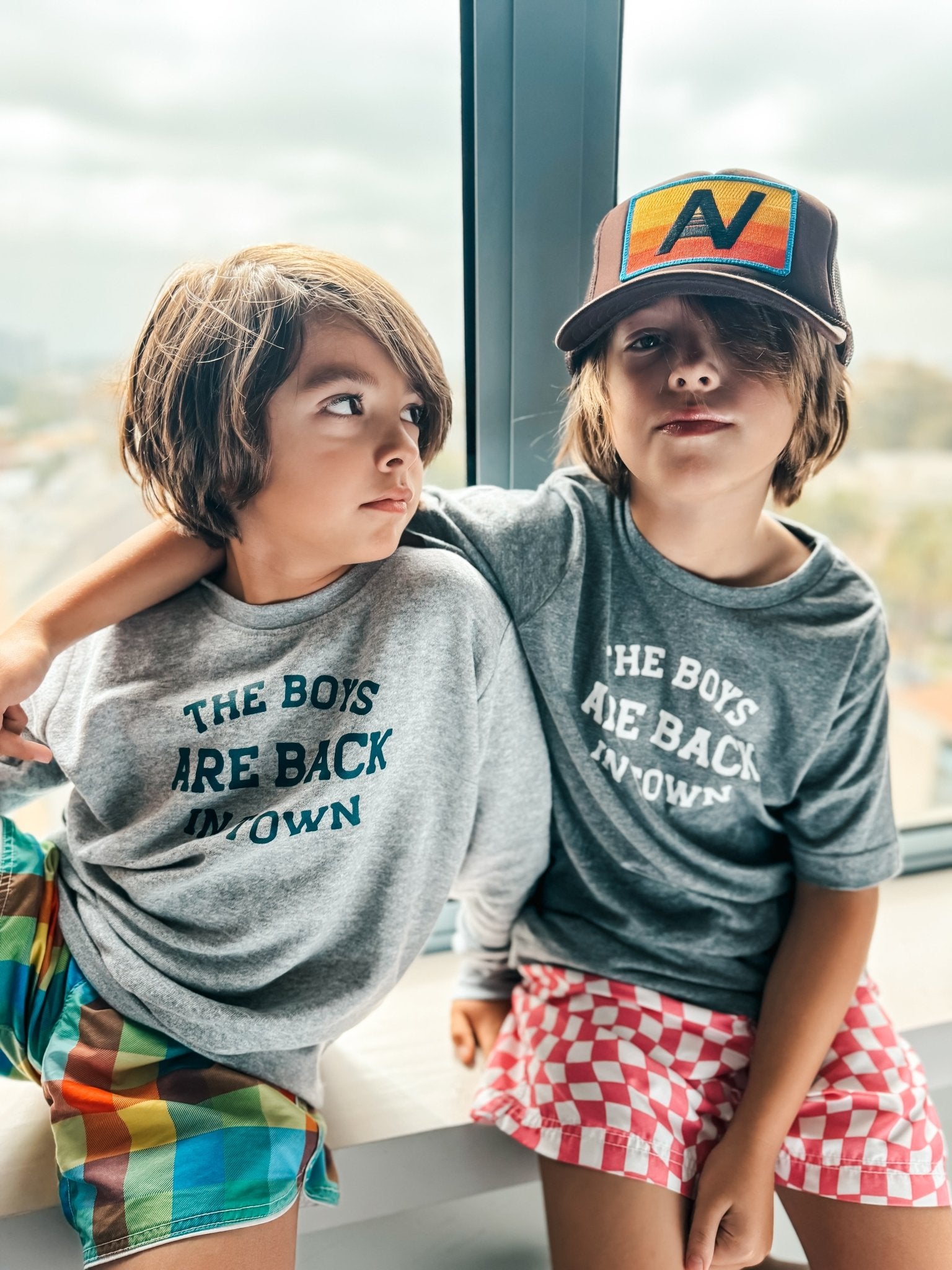 The Boys Are Back In Town Kids Vintage Graphic T-Shirt - The Wishing Elephant