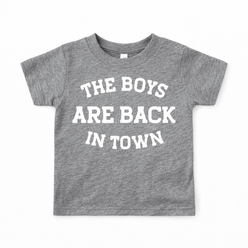 The Boys Are Back In Town Kids Vintage Graphic T-Shirt - The Wishing Elephant