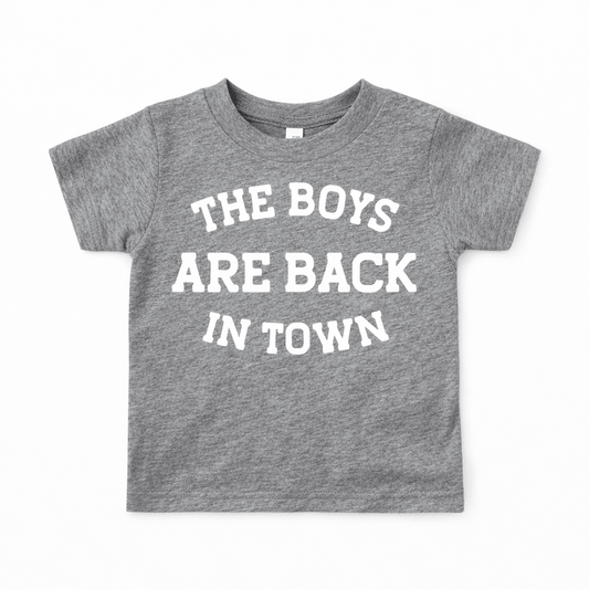 The Boys Are Back In Town Kids Vintage Graphic T-Shirt - The Wishing Elephant