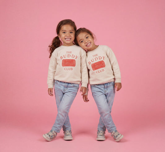 The Buddy Club Sweatshirt - Natural Valentines Day - The Wishing Elephant