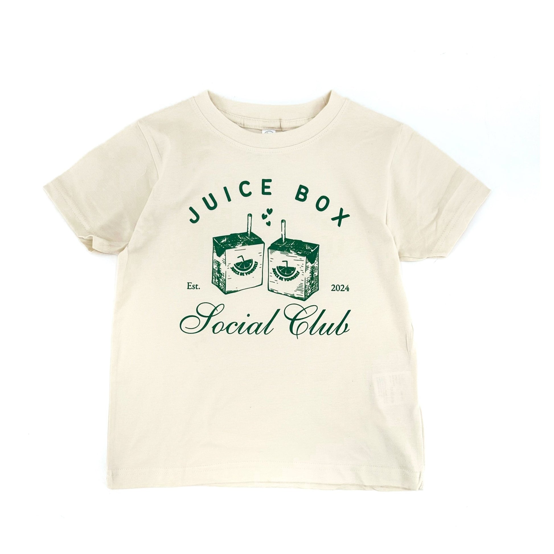 Unisex Kids Juice Box Social Club Graphic T-Shirt - The Wishing Elephant