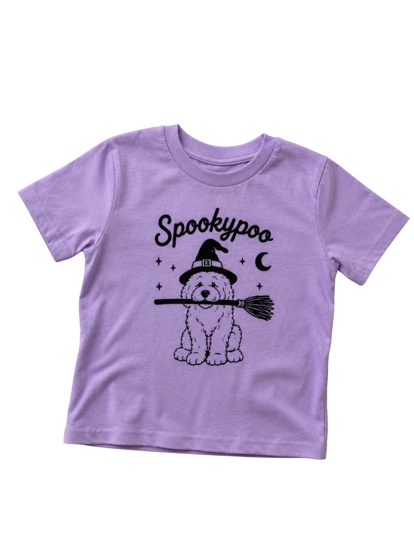 SpookyPoo Colorful Tees, Poodle Doodle halloween tees