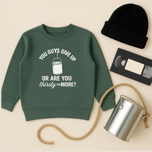 you guys give up or are you thirsty for more sweatshirt for kids home alone green sweatshirt for christmas kids 